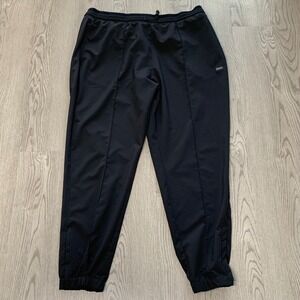 National Geographic Track Pants Ankle‎ Zip Drawstring Black XL Hiking Active